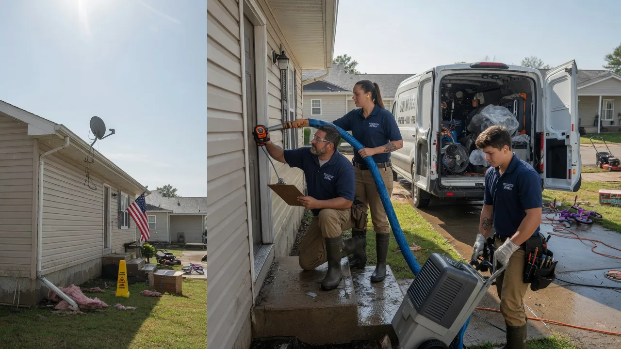 Ceiling Water Damage Restoration in Mcdonald, OH near me